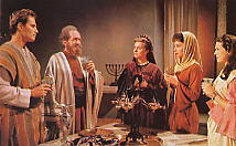 Judah Ben Hur, con su familia