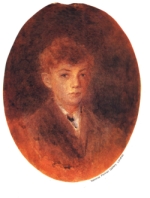 Retrato del compositor cuando contaba 9 aos